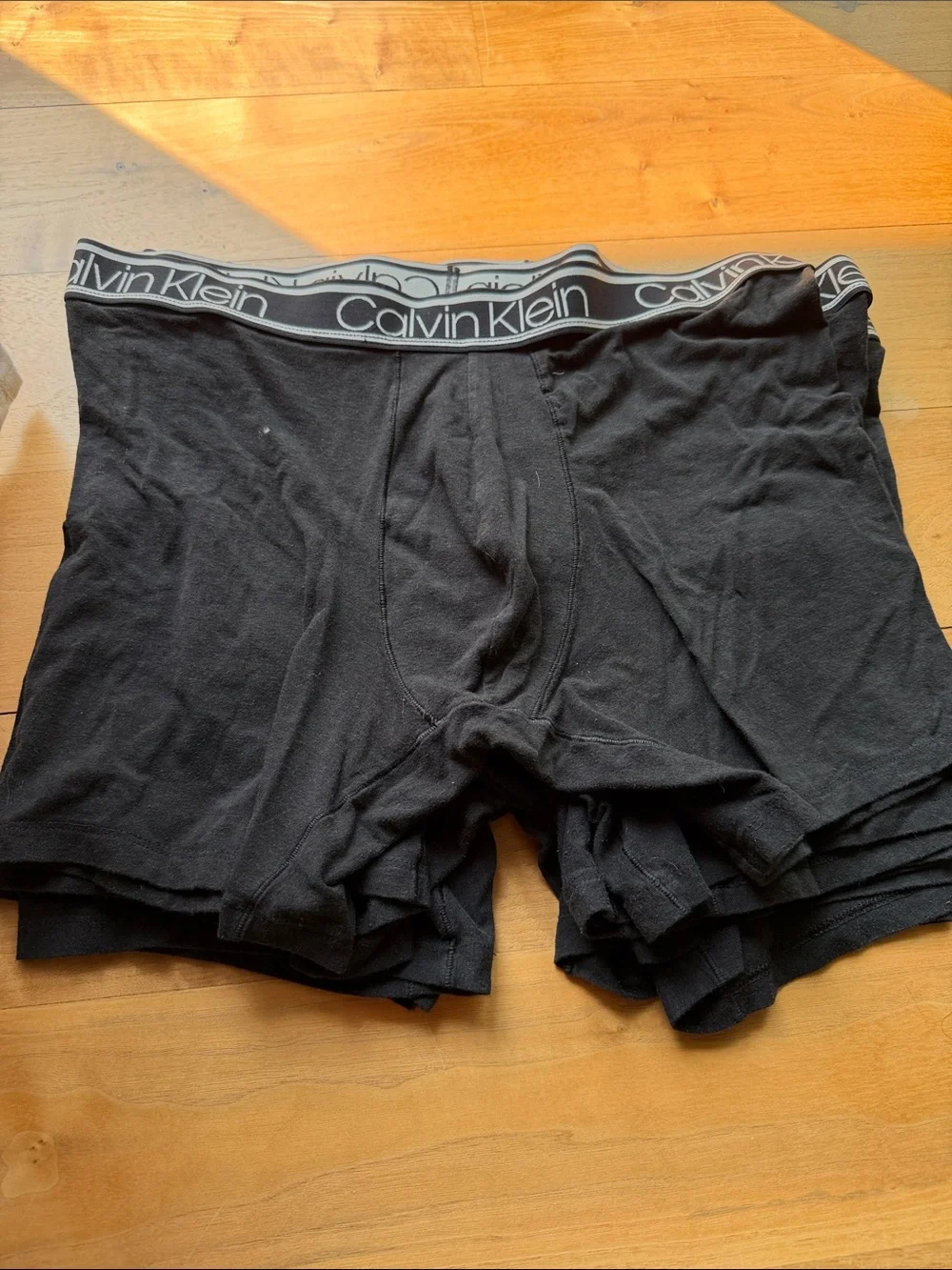 Calvin Klein Black Logo-Waist Boxer Briefs -set of 6